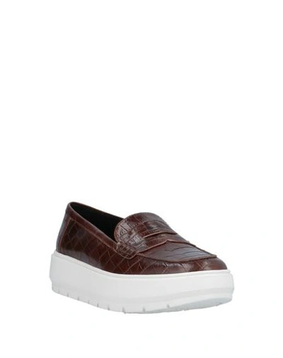Geox Loafers In Cocoa