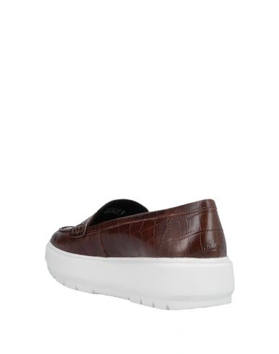 Geox Loafers In Cocoa