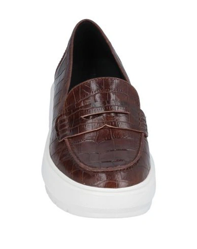 Geox Loafers In Cocoa