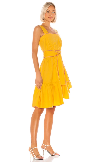 Shop Cynthia Rowley Dahlia Sundress In Yellow. In Yellow & Purple