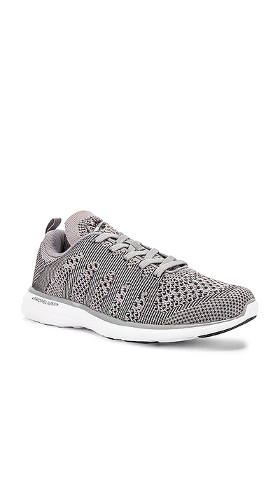 Shop Apl Athletic Propulsion Labs Techloom Pro Trainer In Cement & White & Black