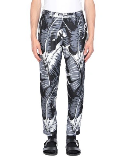 Shop Dolce & Gabbana Man Pants Grey Size 28 Silk