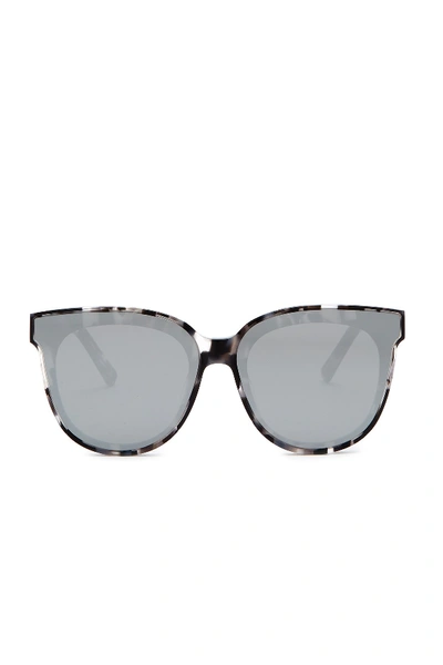 Shop Aqs Iris 65mm Oversized Cat Eye Sunglasses In Silver