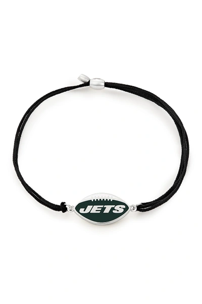 Shop Alex And Ani Sterling Silver Kindred Cord Nfl New York Jets Slide Bracelet