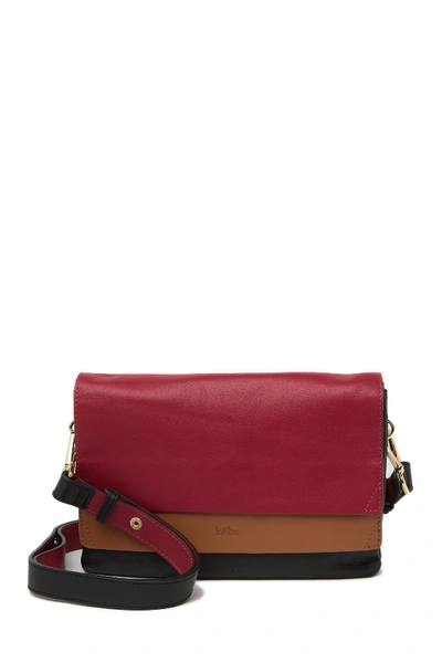 Shop Kooba Leather Shoulder Bag In 75-scarlet Multi