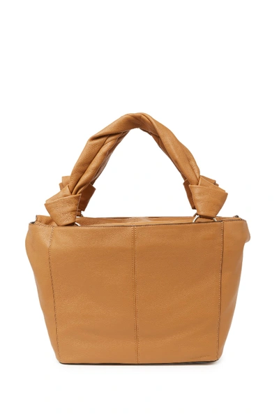 Shop Vince Camuto Dian Pebbled Leather Tote In Dkbrown 01