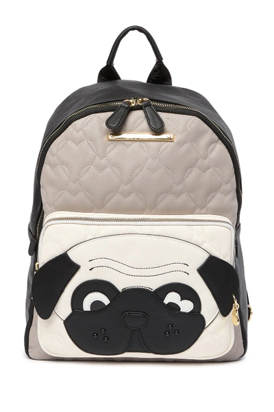 Shop Betsey Johnson Animal School Backpack In Gry/ Blk