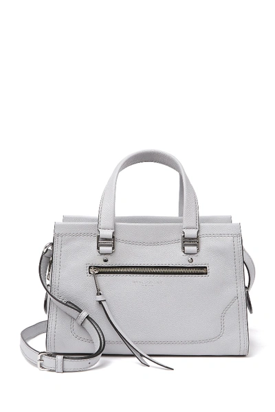 Shop Marc Jacobs Cruiser Leather Satchel In Light Grey