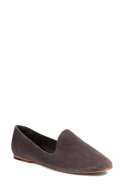 Shop Vince Milo Loafer In Pewter