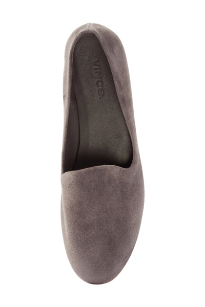 Shop Vince Milo Loafer In Pewter