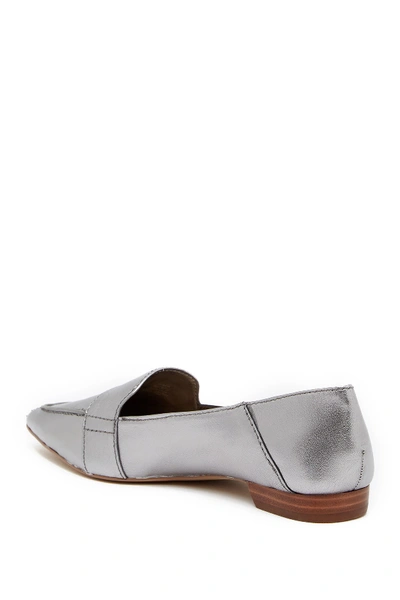 Shop Vince Camuto Maita Loafer Flat In Pewter  02