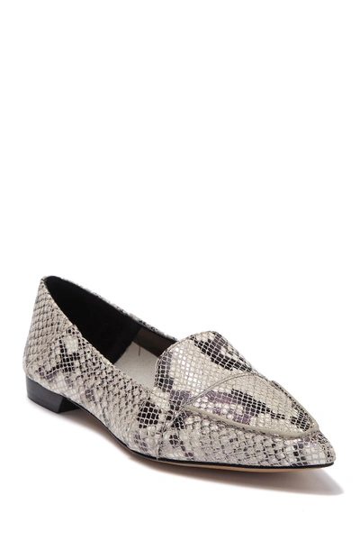 Shop Vince Camuto Maita Loafer Flat In Black/white