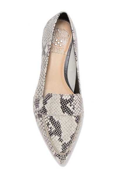 Shop Vince Camuto Maita Loafer Flat In Black/white