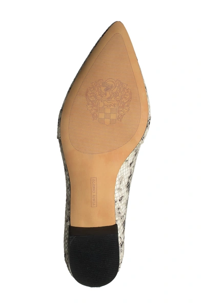 Shop Vince Camuto Maita Loafer Flat In Black/white
