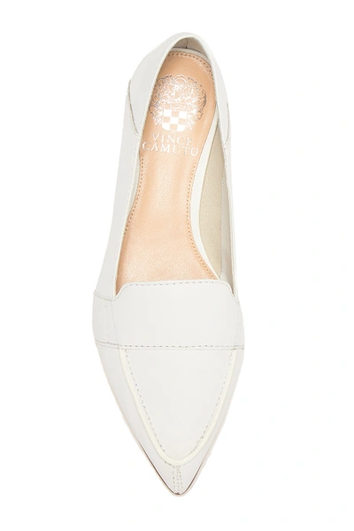 Shop Vince Camuto Maita Loafer Flat In Pure    01