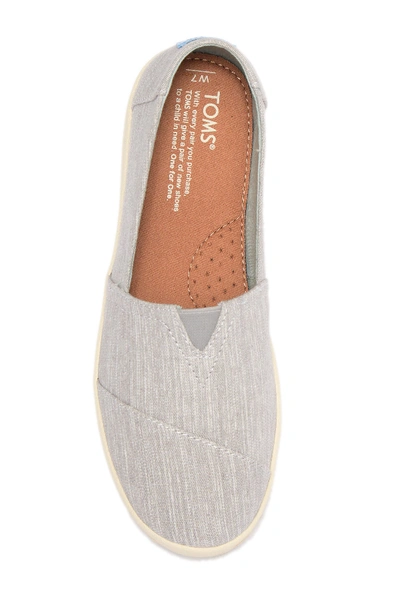 Shop Toms Avalon Slip-on Sneaker In Grey