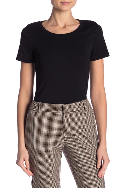 Shop J Crew Perfect Fit Short Sleeve T-shirt In Black
