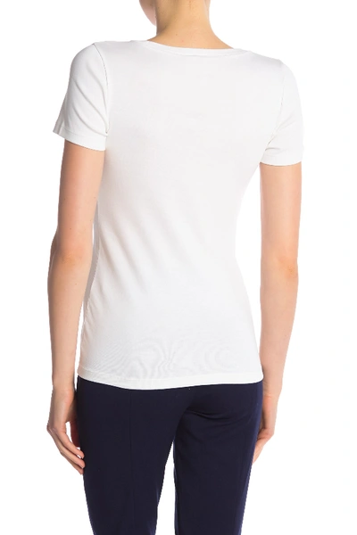 Shop J Crew Perfect Fit Short Sleeve T-shirt In White