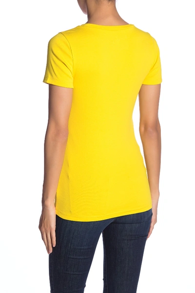 Shop J Crew Perfect Fit Short Sleeve T-shirt In Warm Canary