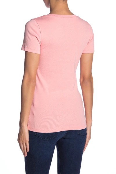 Shop J Crew Perfect Fit Short Sleeve T-shirt In Sweet Jasmine