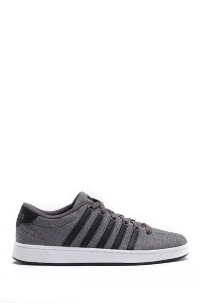 Shop K-swiss Court Pro Ii Sneaker In Black/black/white