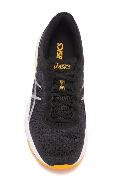 Shop Asics Gt-1000 6 Running Sneaker In Blk/slvr/g