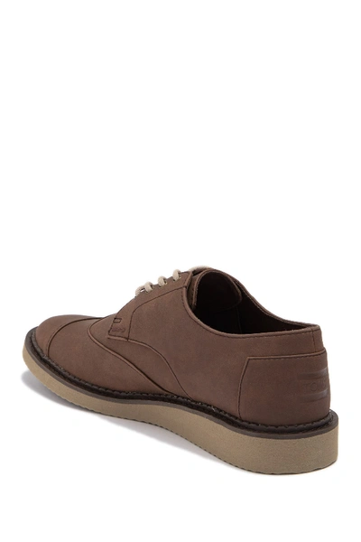 Shop Toms Brogue Derby In Dark Brown