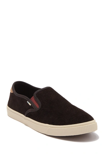 Shop Toms Baja Slip-on Sneaker In Dark Brown