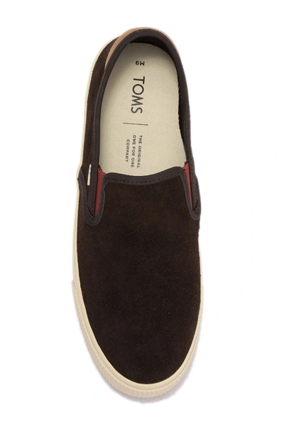 Shop Toms Baja Slip-on Sneaker In Dark Brown