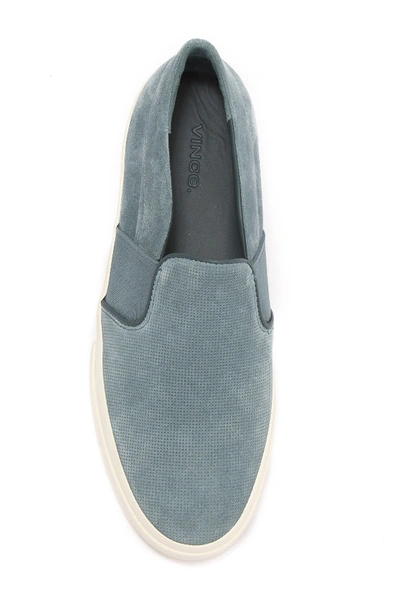 Shop Vince Fenton Slip-on Sneaker In Aloe