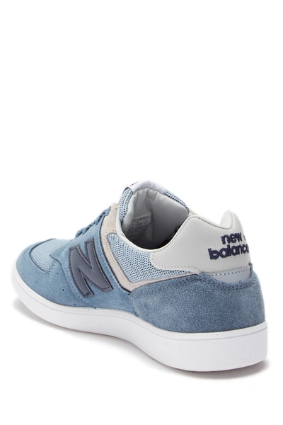 Shop New Balance Contrast Suede Sneaker In Blue
