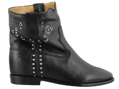 Shop Isabel Marant Cluster Ankle Boots In Black