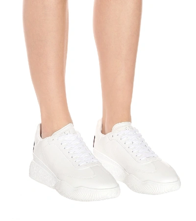 Shop Stella Mccartney Loop Sneakers In White