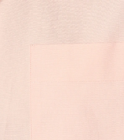 Shop Loewe Cotton Shirt In Pink