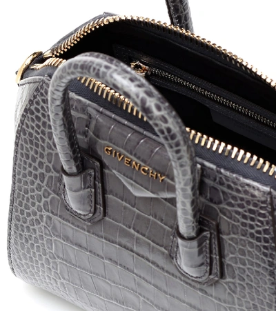 Mini Embossed Crocodile Antigona Bag – STYLISHTOP