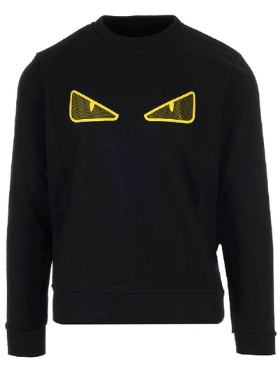 Shop Fendi Bag Bugs Sweater In Black