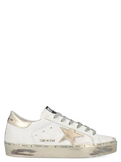 Shop Golden Goose Deluxe Brand Hi Star Sneakers In White