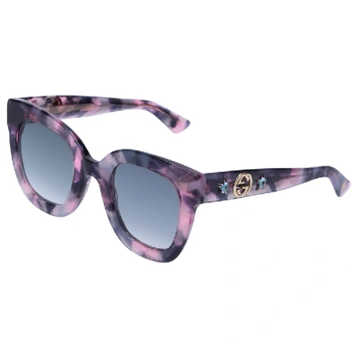 Gucci Women Sunglasses Square 208s 004 Acetate Tortoiseshell Grey | ModeSens