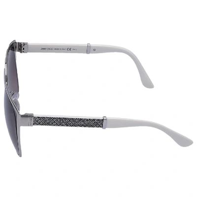 Shop Jimmy Choo Women Sunglasses Oversized Maty/s 17cvs Acetate White