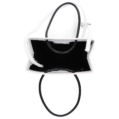 Shop Balenciaga Women Handbag Shopping Tote Xxs Leather Logo White