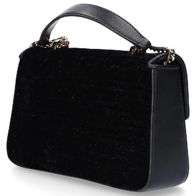 Shop Les Petit Joueurs Women Handbag Ivy Velvet Black Heart