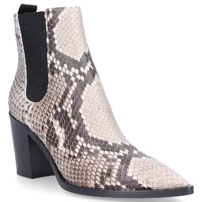 Shop Gianvito Rossi Ankle Boots Grey Romney