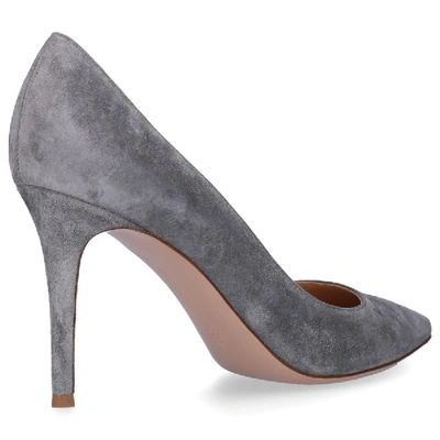 Shop Gianvito Rossi Pumps Gianvito 85  Suede Grey