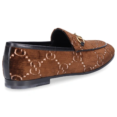 Shop Gucci Loafers 9jt20 In Brown