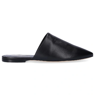 Shop Saint Laurent Slip On Shoes Hawaii  Nappa Leather In Black
