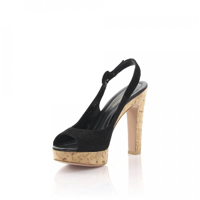 Shop Gianvito Rossi Platform Sandals In Black
