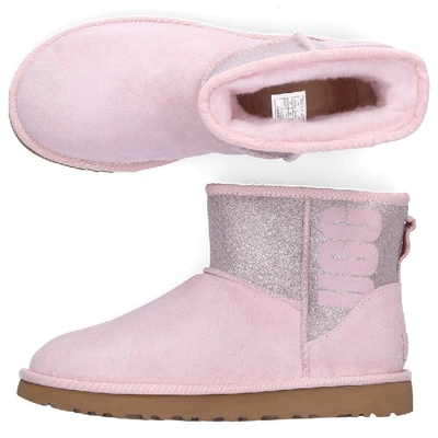 Shop Ugg Ankle Boots Sparkle  Gefüttert In Pink
