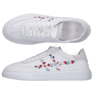 Shop Hogan Low-top Sneakers H365 In White
