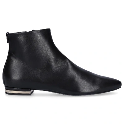 Shop Agl Attilio Giusti Leombruni Classic Ankle Boots D543501 Calfskin In Black