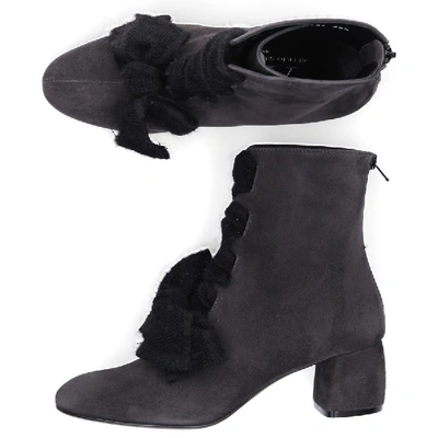 Shop Agl Attilio Giusti Leombruni Ankle Boots D140534  Suede In Grey